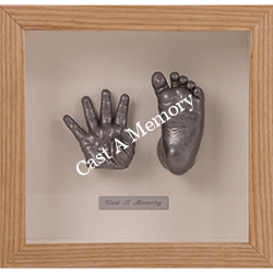 Hand and Foot Life Cast Framed