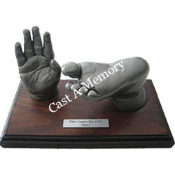 Hand and Foot Life Cast on Base