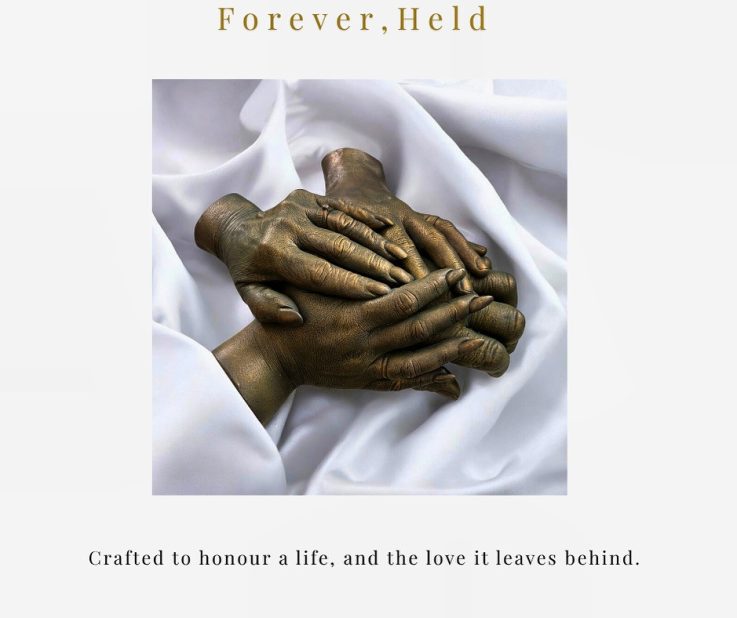memorial hand cast keepsakes