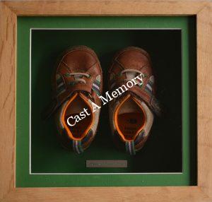 Framed Baby Shoes