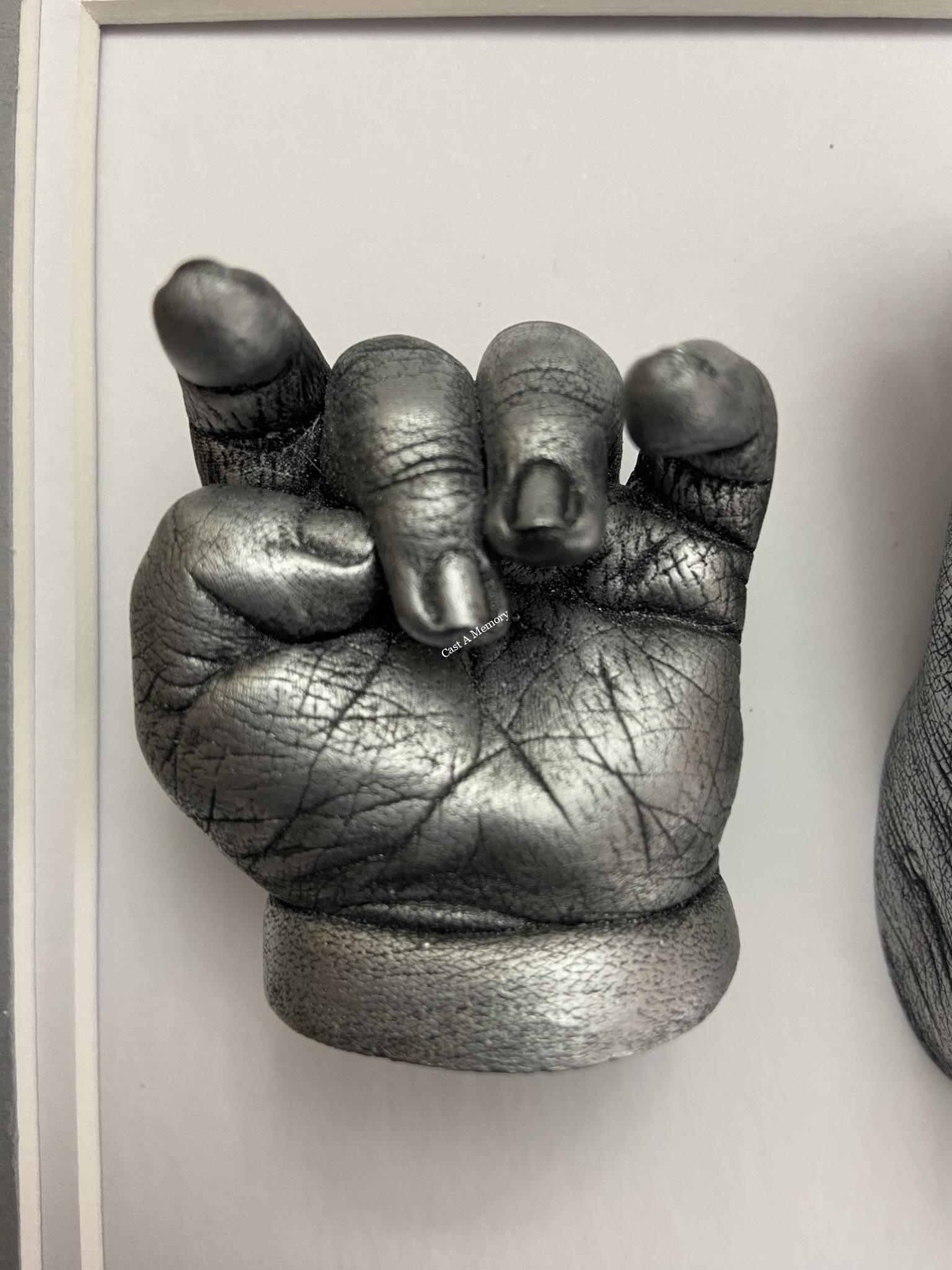 baby hand cast