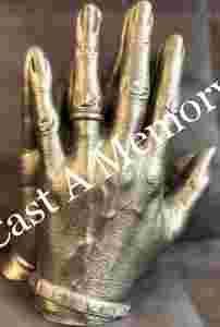 HOLDING HAND CASTS