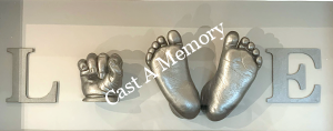 Baby love cast with hands and feet