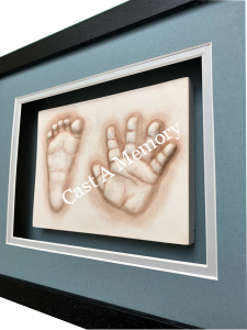 Baby hand and foot clay print Impressions