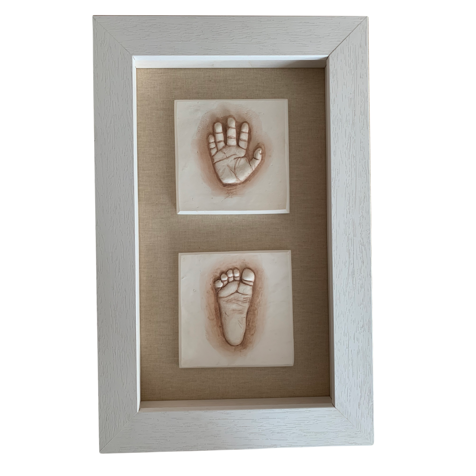 baby clay impression