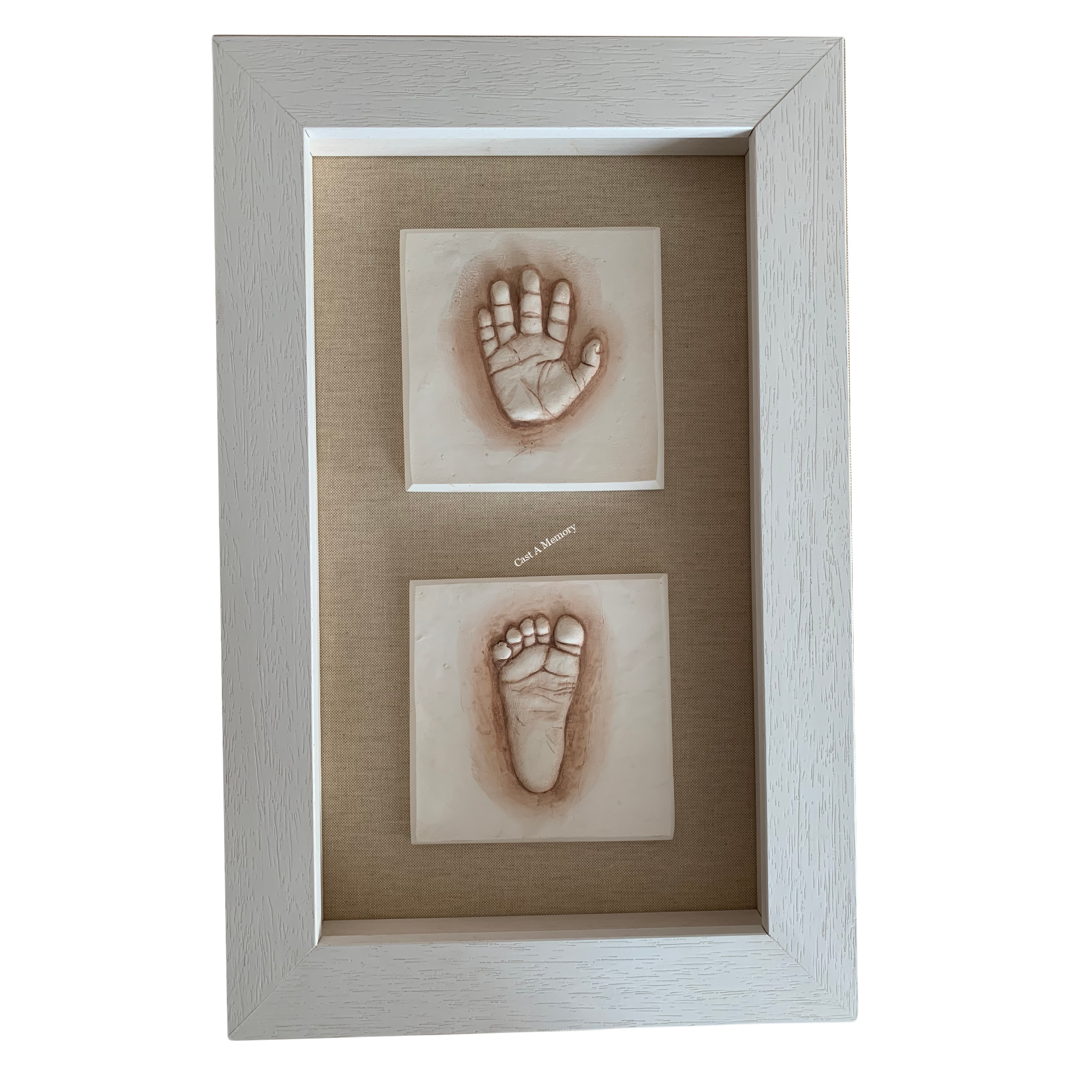 baby clay impression