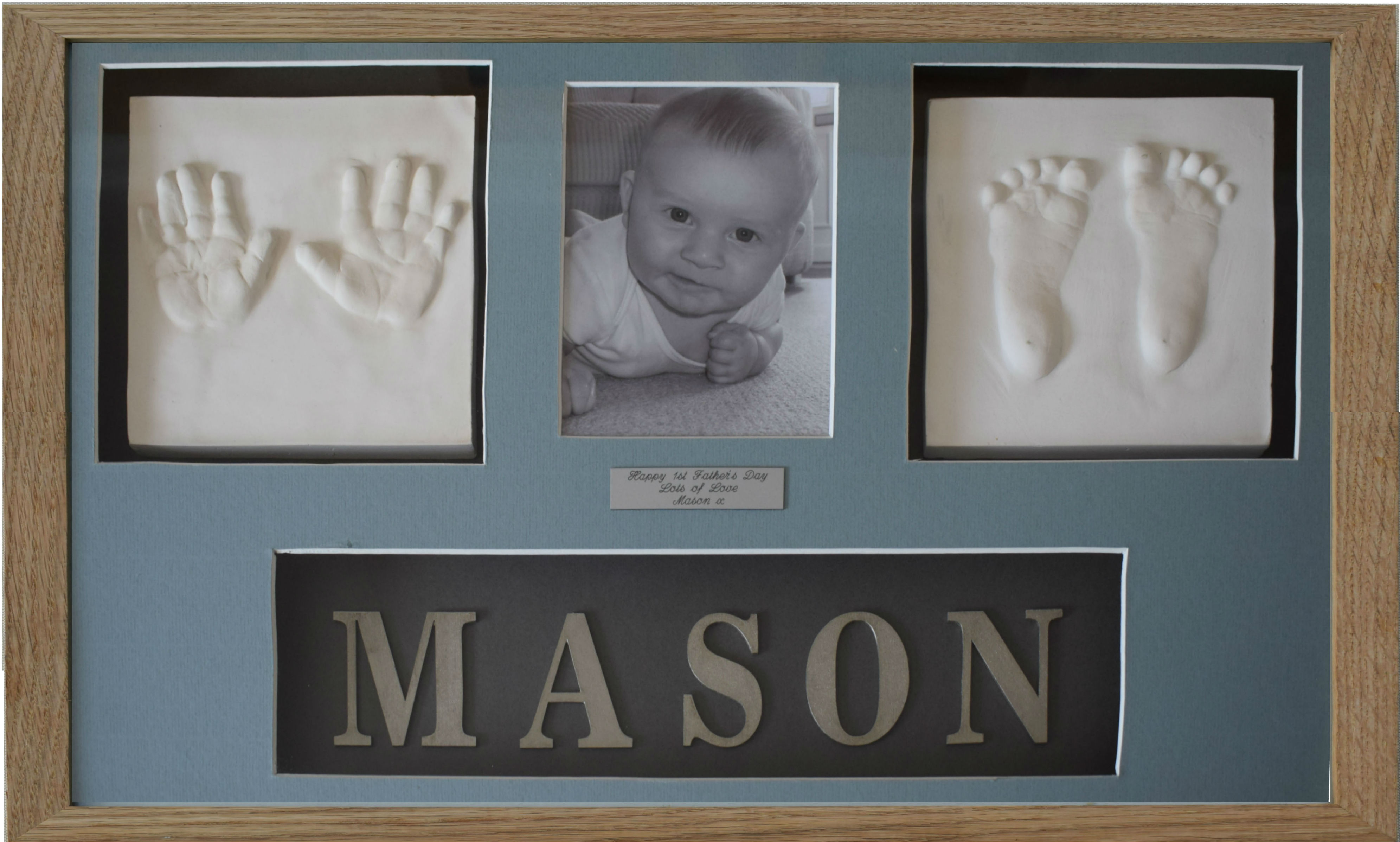 baby foot impression clay