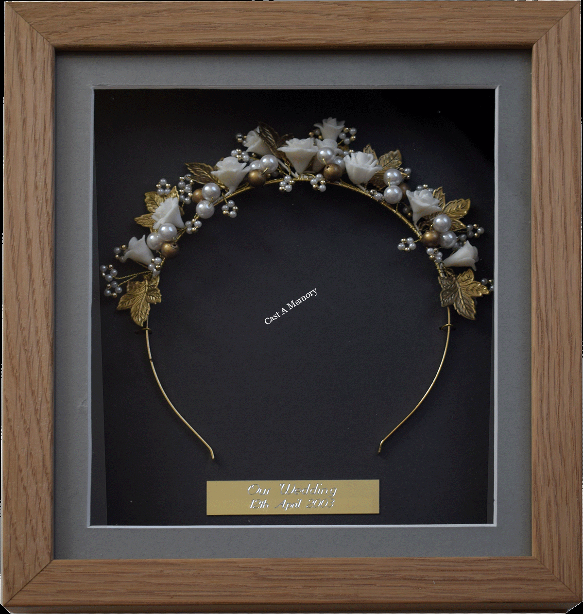 Bride's Wedding tiara Framed