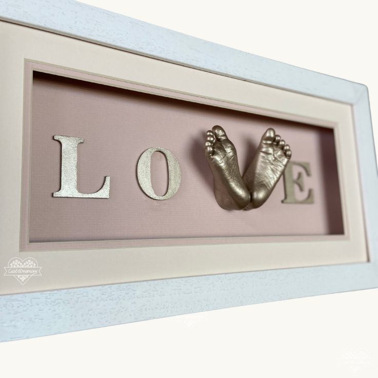 Love baby feet frame