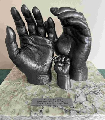 Family hand cast