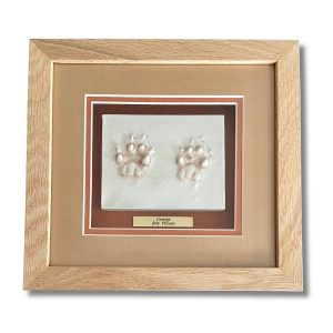 dog clay print keepsake
