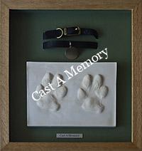 frame for clay paw print