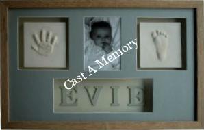 foot impression clay